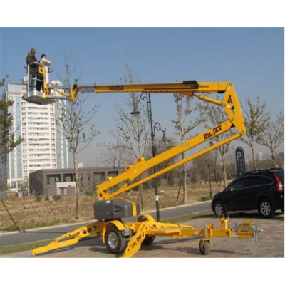 Small Telescopic Trailer Articulating Boom Lift